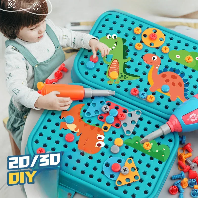 DrillMate™ - 211 Pcs Kids Screw Assembly Toy